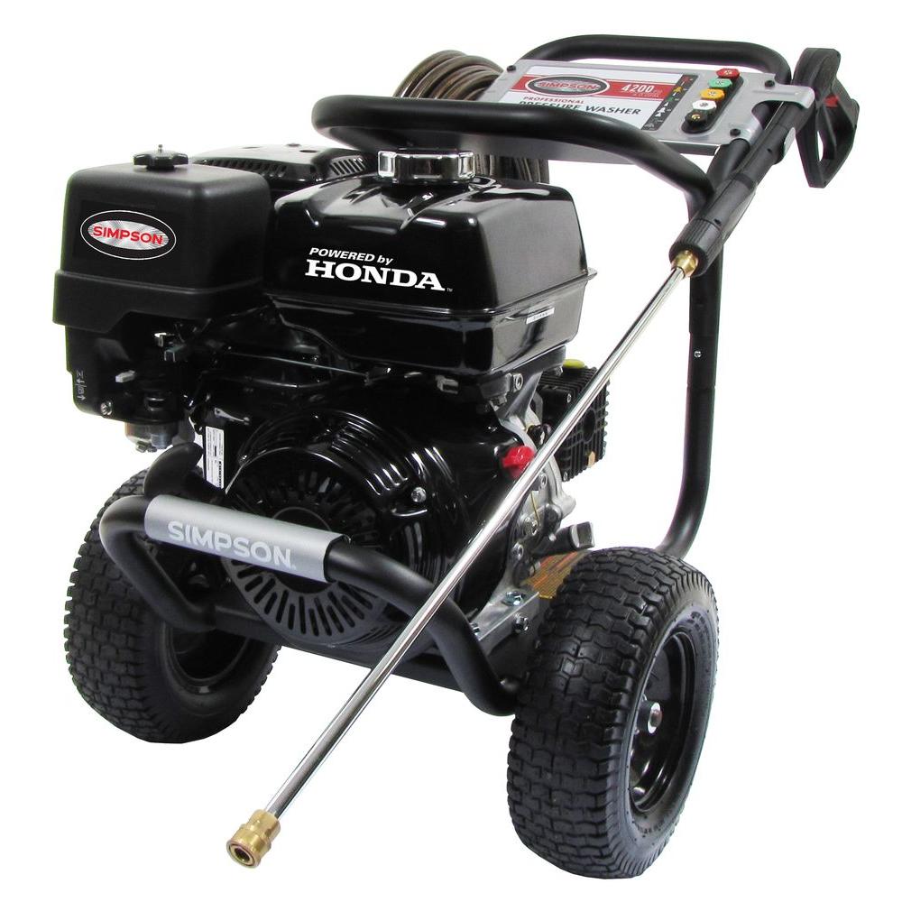 Simpson PowerShot 4200 PSI 4.0 GPM Gas Pressure Washer Powered by Honda by Simpson