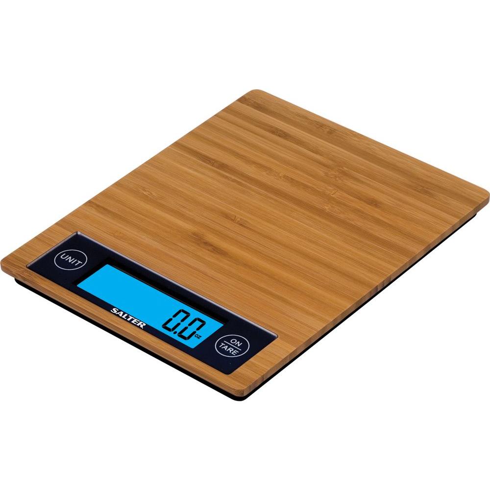 UPC 077784011867 product image for Salter Kitchen Scales Bamboo Kitchen Scale green 1052 | upcitemdb.com