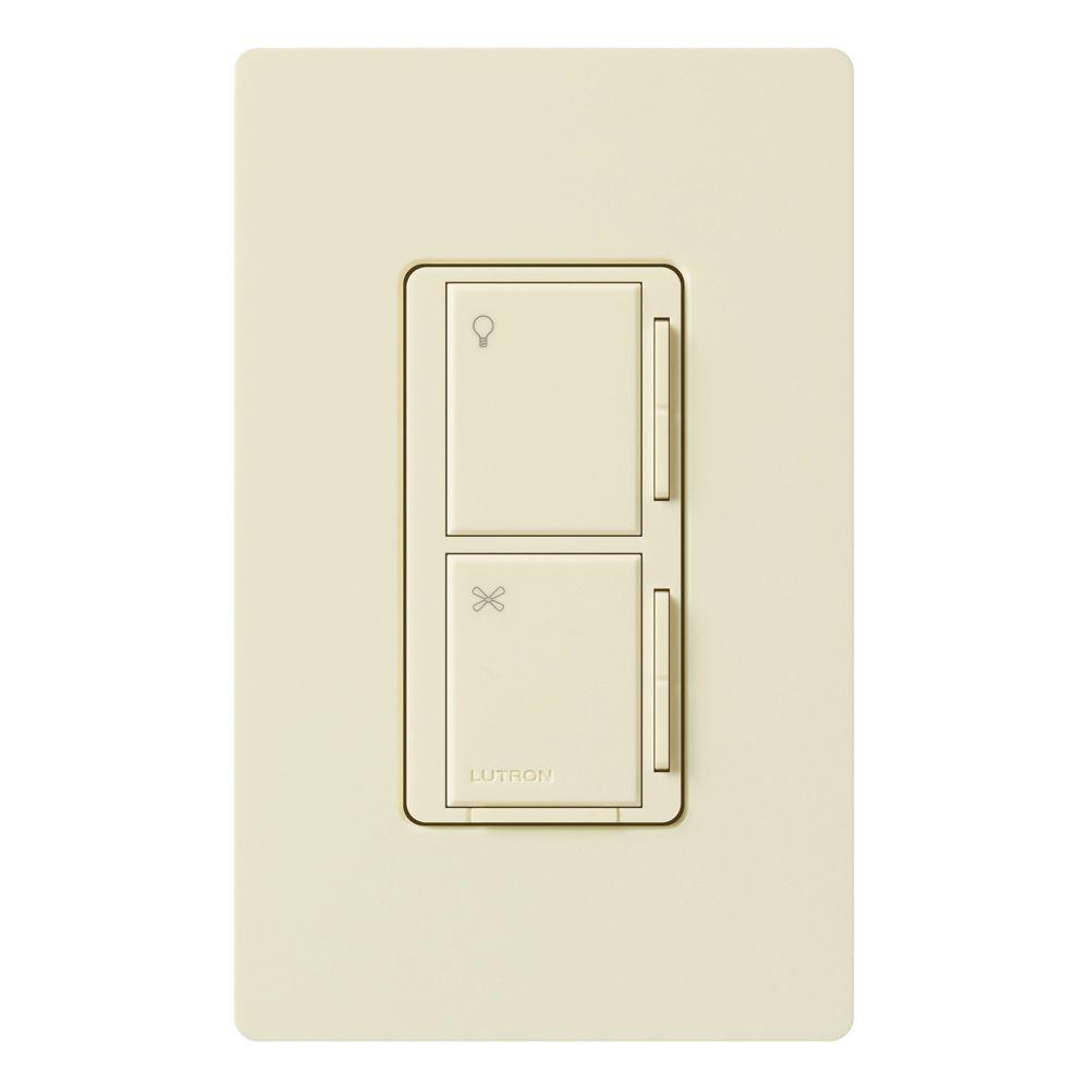 Lutron Maestro Companion Fan And Light Control Almond Ma Alfq35 Al Lutron Maestro Companion Fan And Light Control Almond