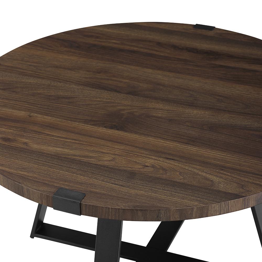 Walker Edison 30 In Dark Walnut Black Rustic Urban Walker Edison 30 In Dark Walnut Black