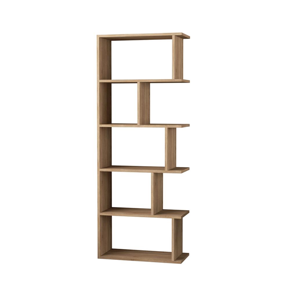 Ada Home Decor Bayside Oak Mid Century Modern Bookcase Dcrb2054 Ada Home Decor Bayside Oak Mid Century Modern Bookcase