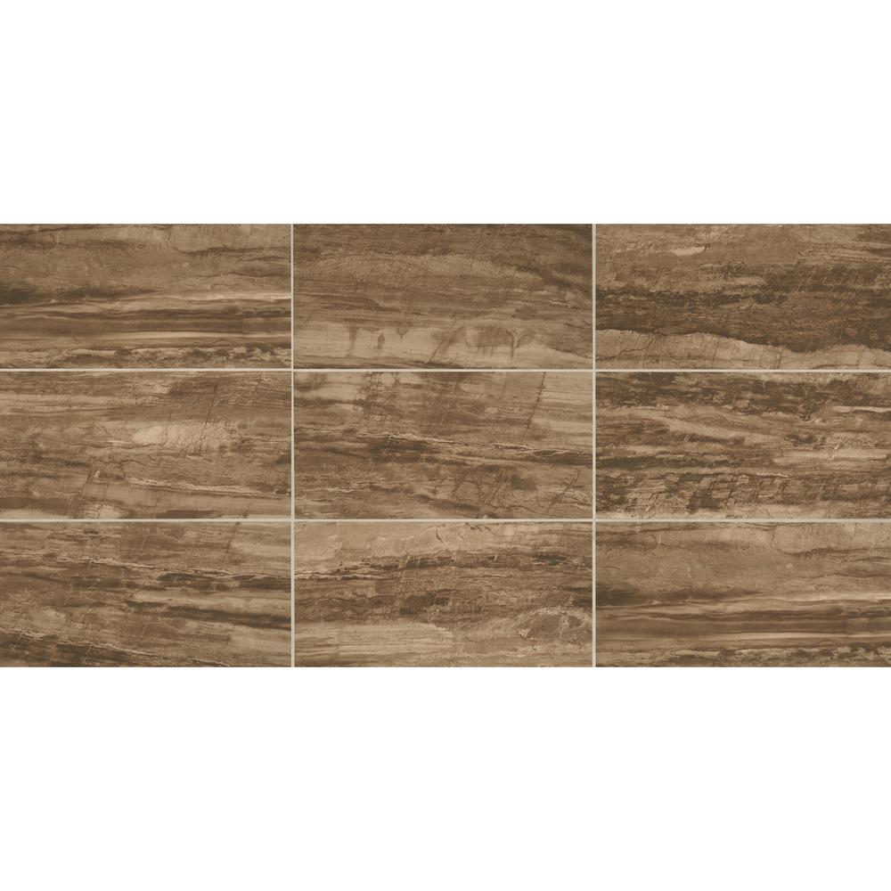 MARAZZI Developed by Nature Rapolano 12 in. x 24 in. Glazed Porcelain