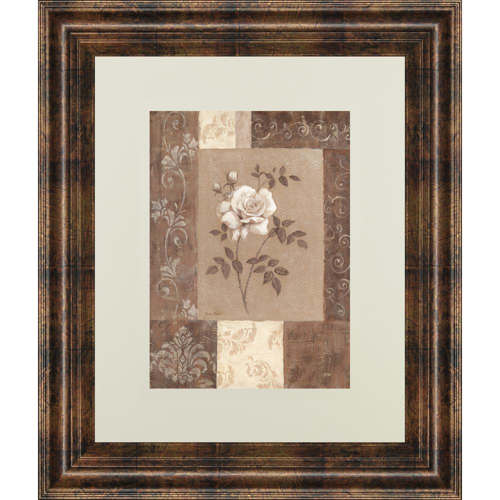 Classy ArtThe Lily Style by Vivian Flasch Framed Print Wall Art Red