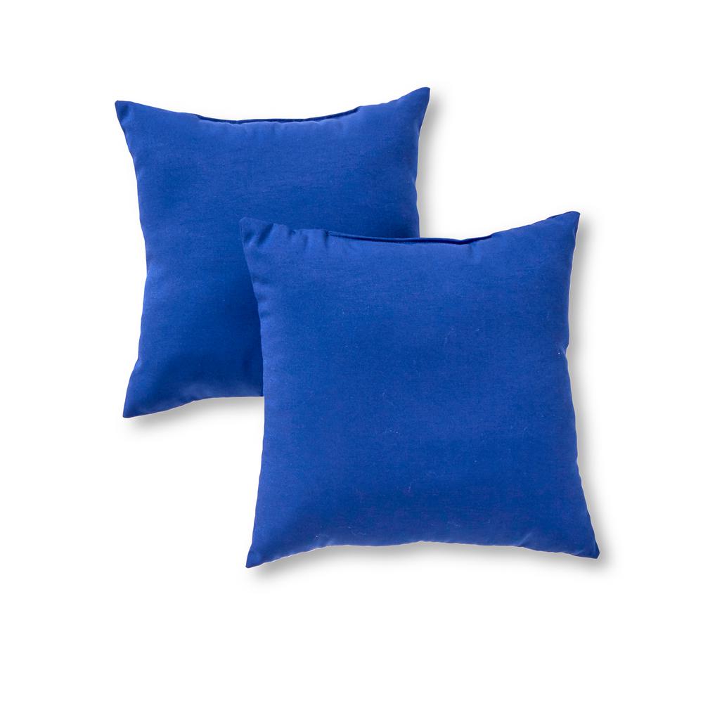 2 Pack Water Resistant Outdoor Filled 18 Cushion in Red