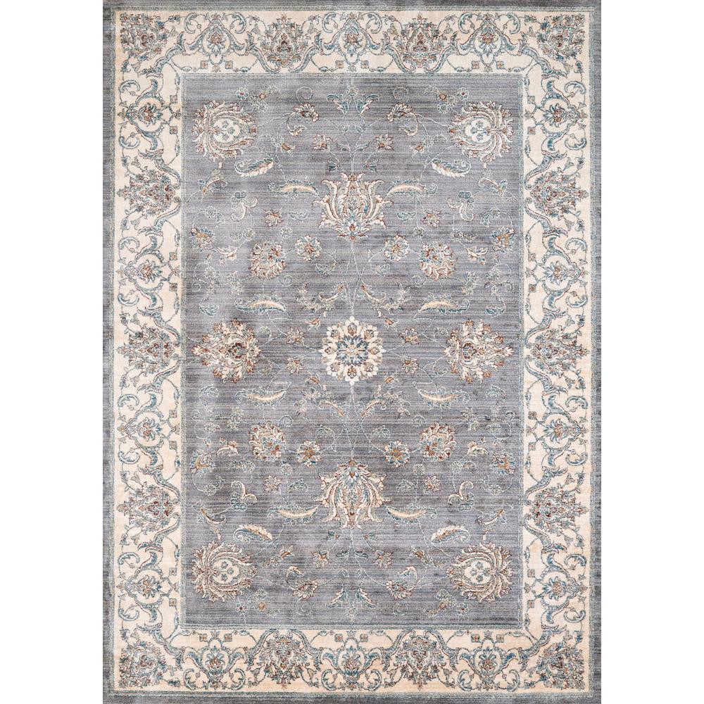 4 X 6 Polyethylene Terephthalate Pet Stain Resistant Area Twelve Oaks Wilkes Blue Grey 4 Ft X 6 Area Rug