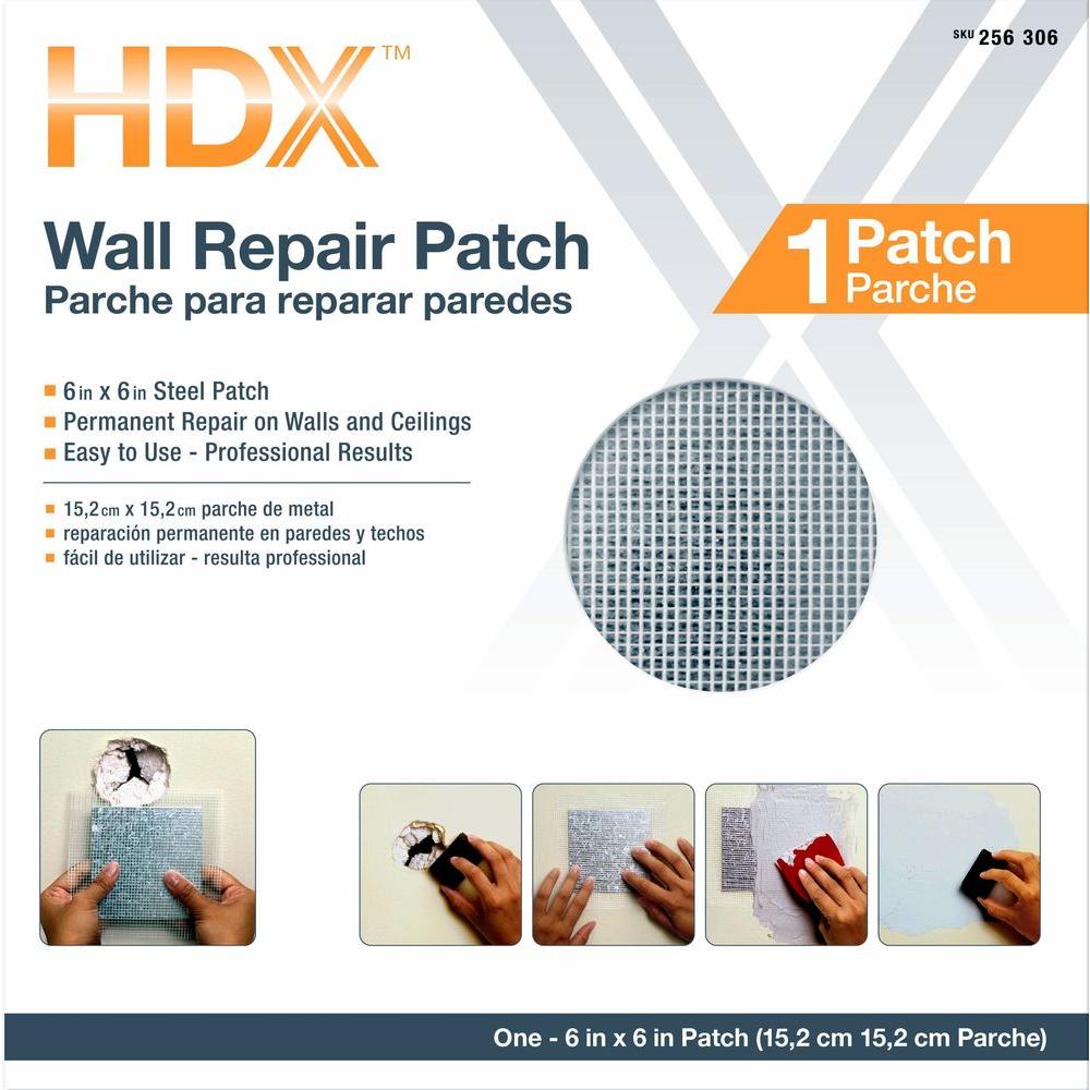 HDX 6 in. x 6 in. Drywall Repair Patch59005 The Home Depot