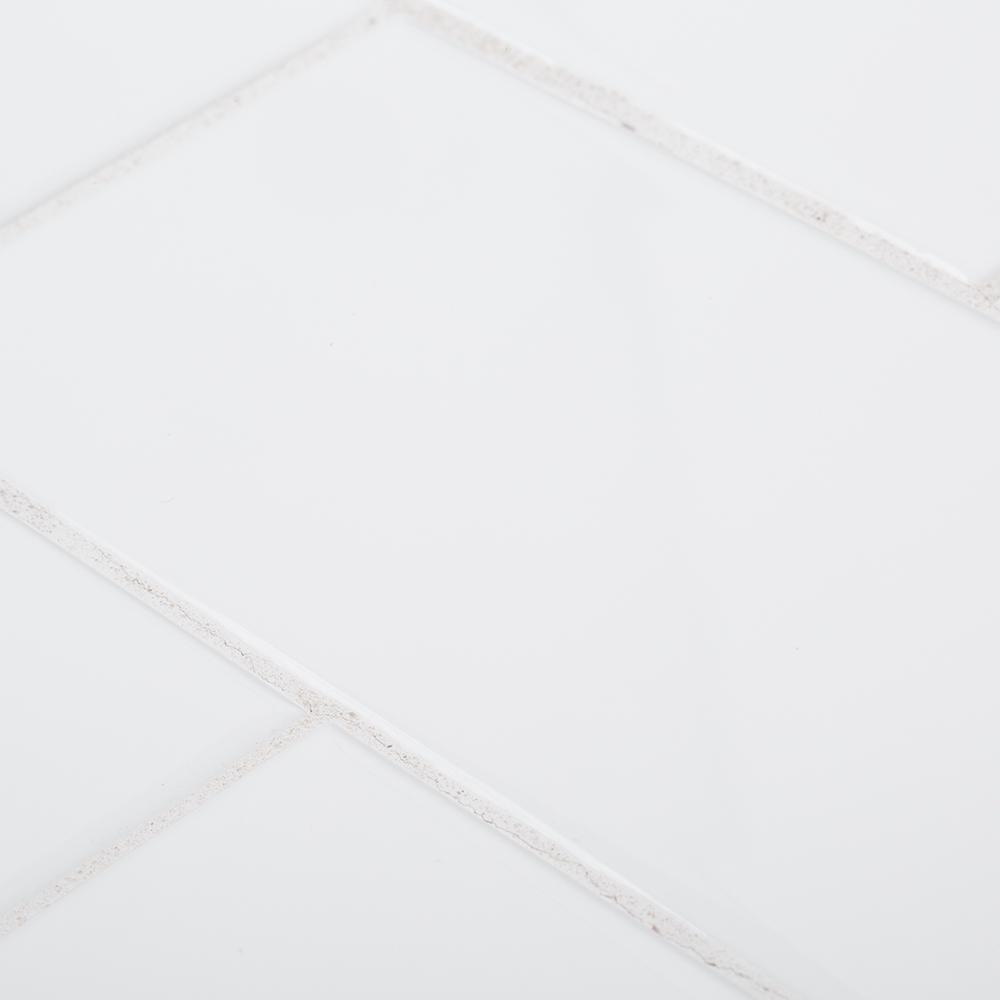 Fresh White 3 in. x 6 in. Ceramic Field Wall Tile (12.5 sq. ft. / case)