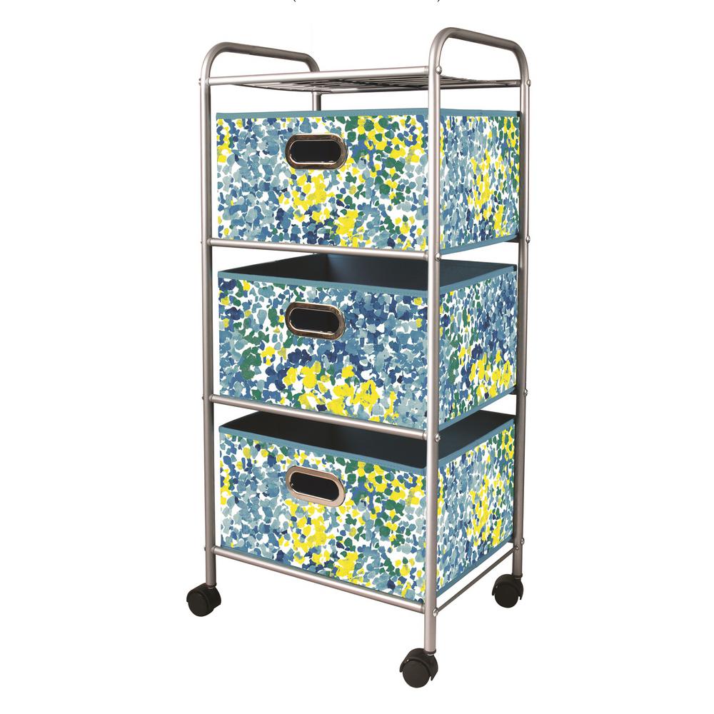 3 Drawer Fabric Cart 88802 The Home Depot
