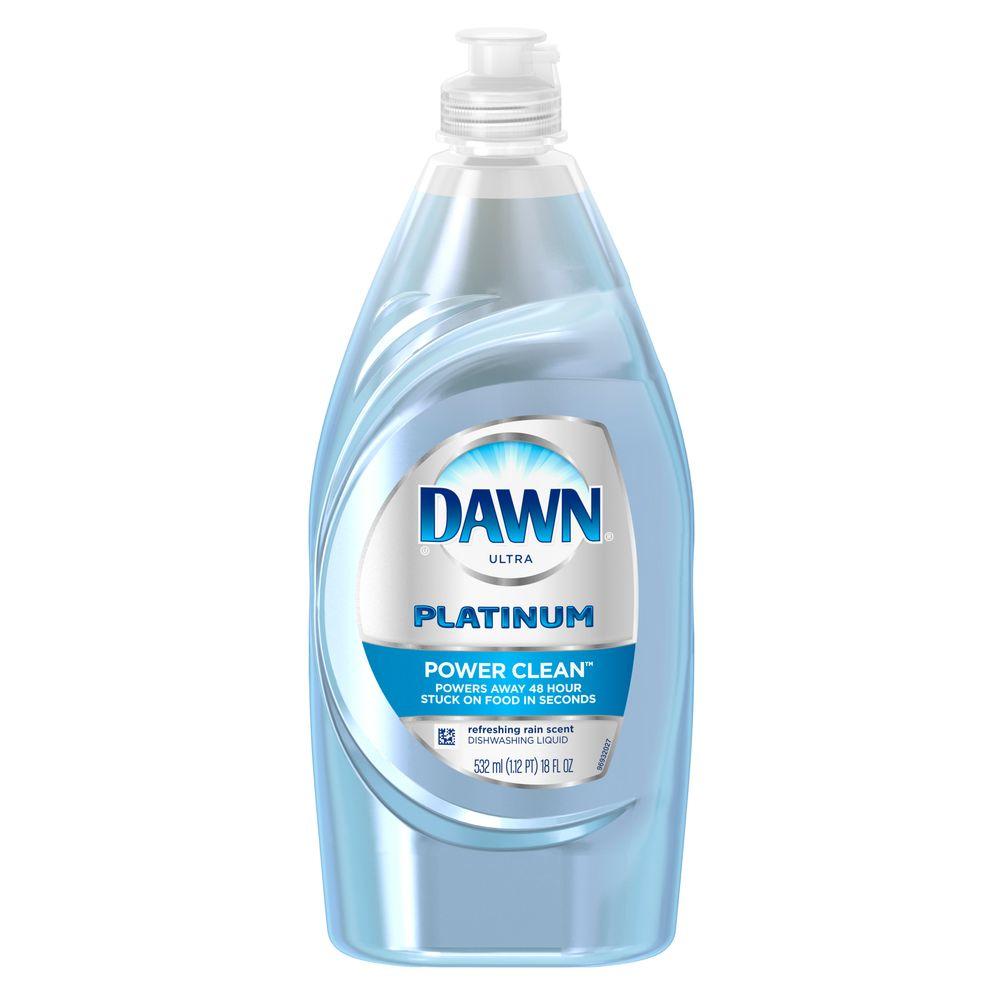 Dawn Ultra Platinum Power Clean 20 oz. Refreshing Rain Scent Dish Soap ...