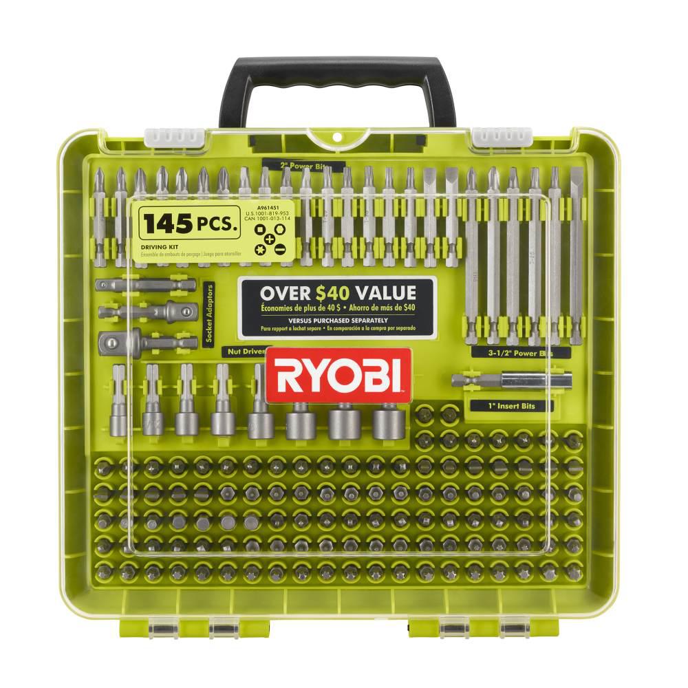 145-Pc Ryobi Driving Kit