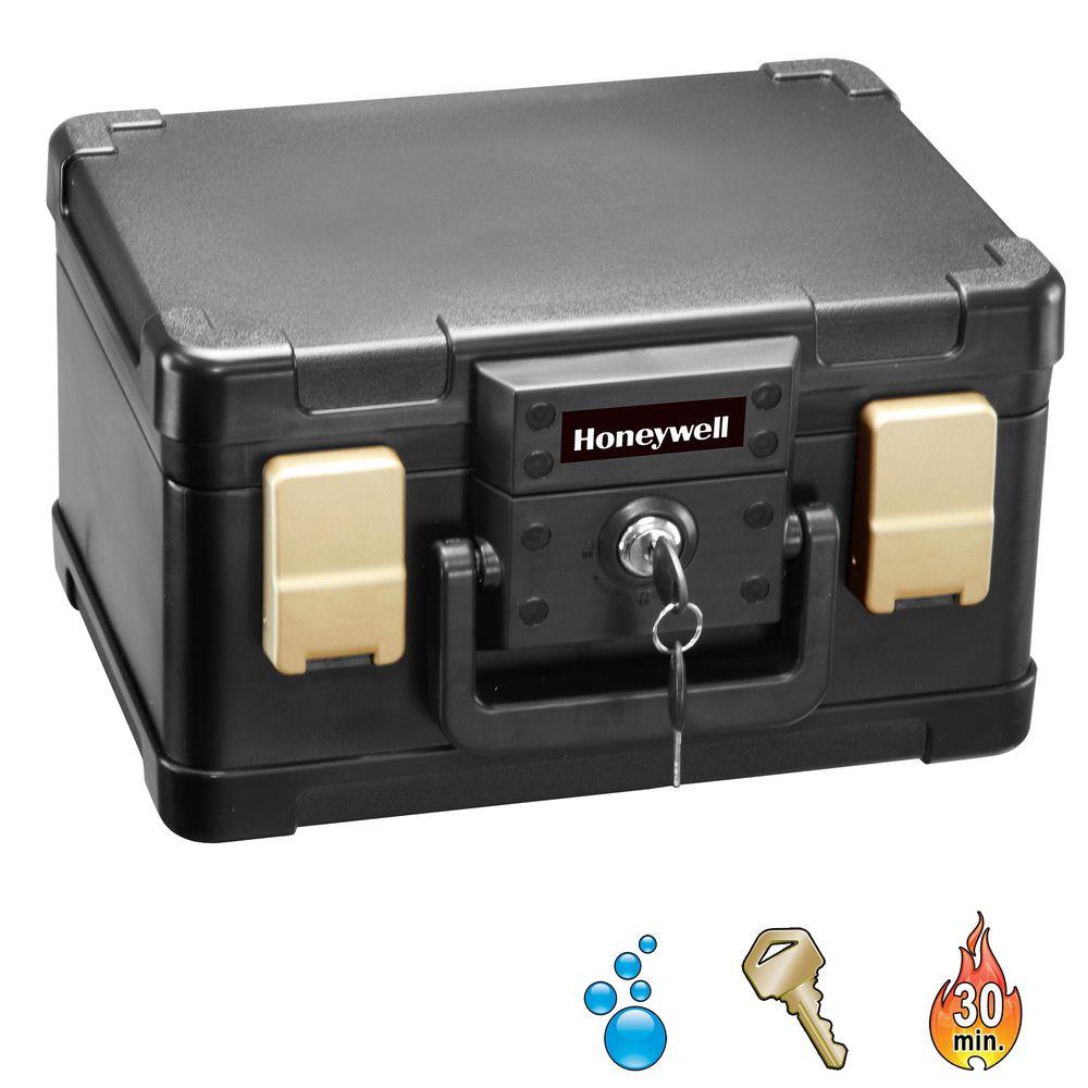 Honeywell 0.21 cu. ft. Molded Fire/Water Chest with Key and Double
