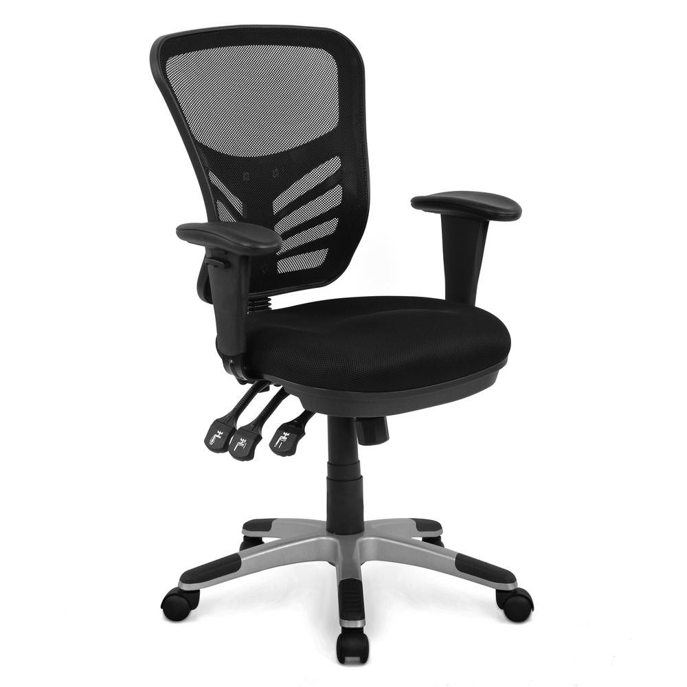 Poly And Bark Brighton Office Chair In Black Hd 288 Blk The Home Depot Brighton Office Chair In Black By Poly And Bark
