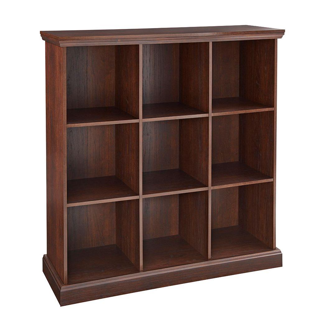 ClosetMaid 37 in. x 39 in. Mahogany 9-Cube Organizer-14954 - The Home Depot