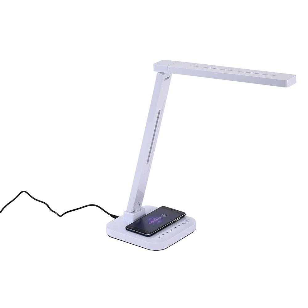 led desk lamp with qi wireless charger