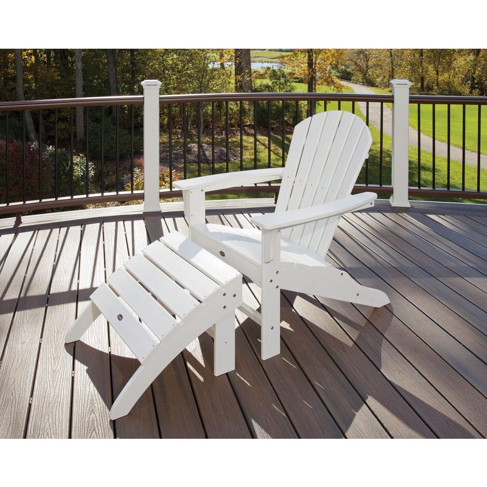 Trex Outdoor Furniture Cape Cod Classic White 2-Piece ...