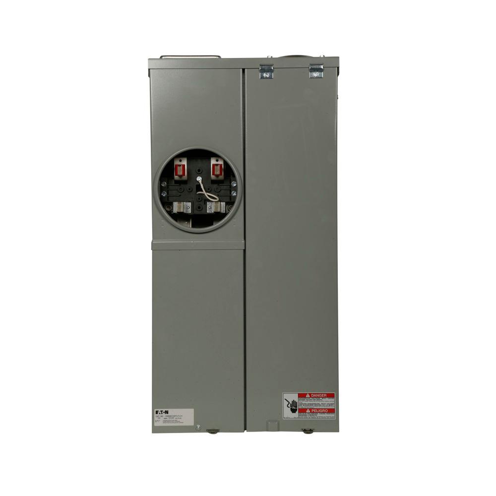GE 200 Amp 20 Space 40 Circuit Outdoor Combination Main Breaker
