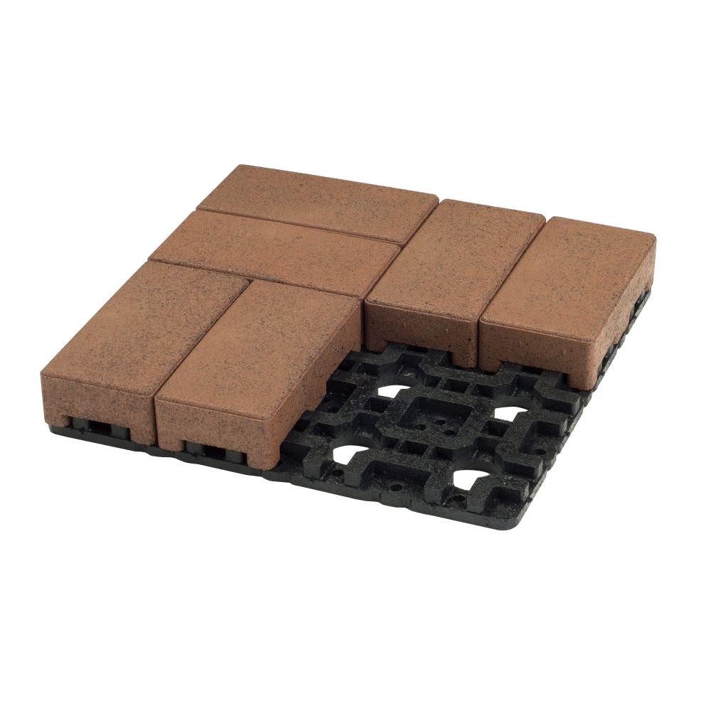 AZEK 4 in. x 8 in. Boardwalk Composite Standard Paver Grid System (8 Pavers and 1 Grid)C048002