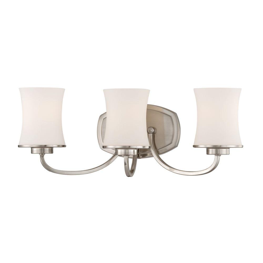 Eurofase Dorado Collection 3 Light Satin Nickel Bath Bar 19406 Eurofase Dorado Collection 3 Light Satin Nickel Bath Bar