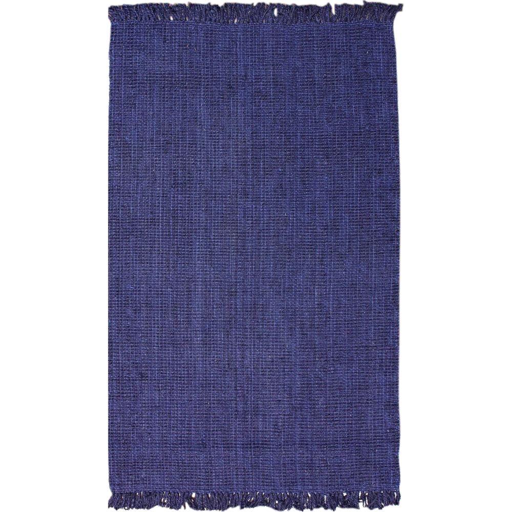 nuLOOM Chunky Loop Jute Navy Blue 6 ft. x 9 ft. Area RugNCCL01D609