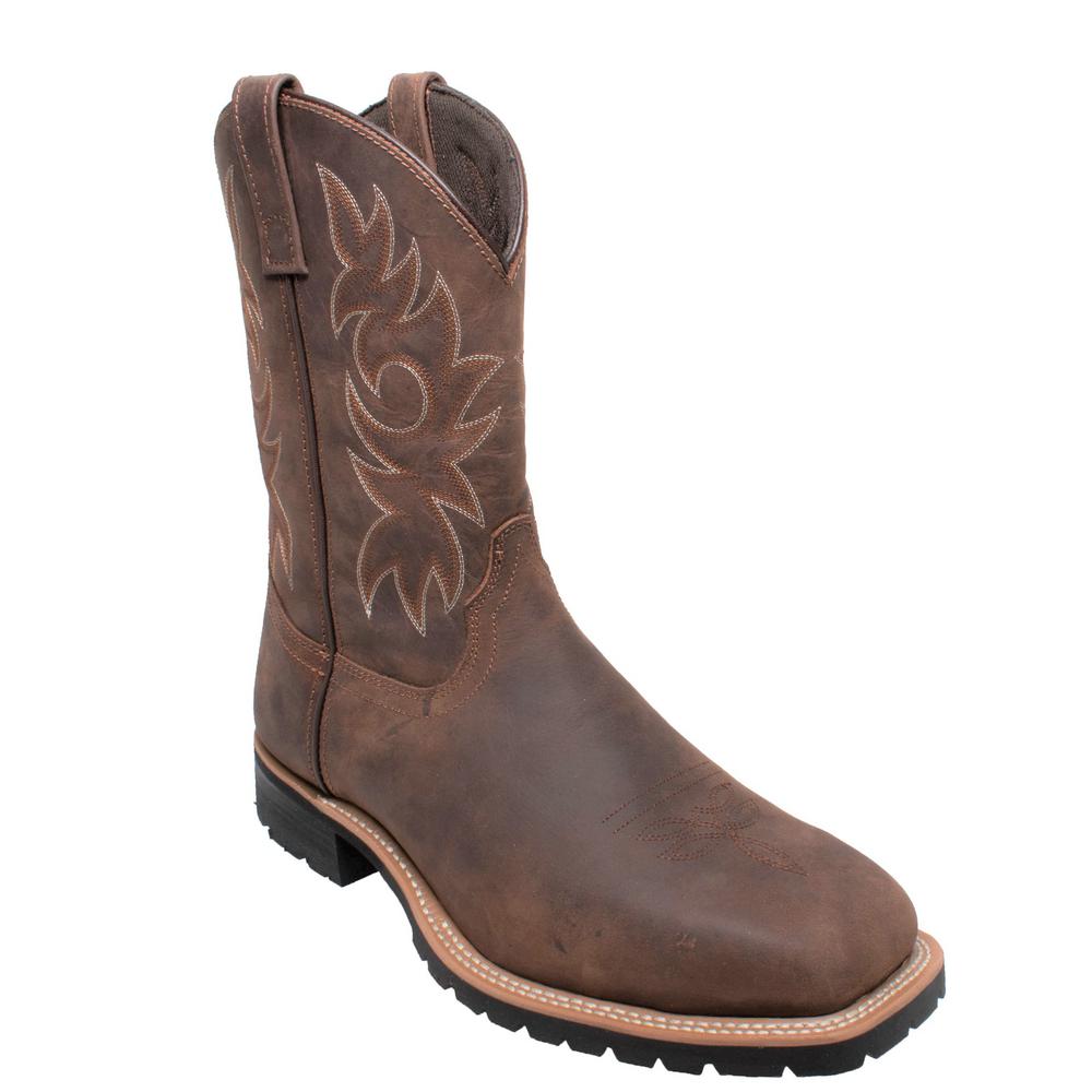 steel toe cowboy work boots