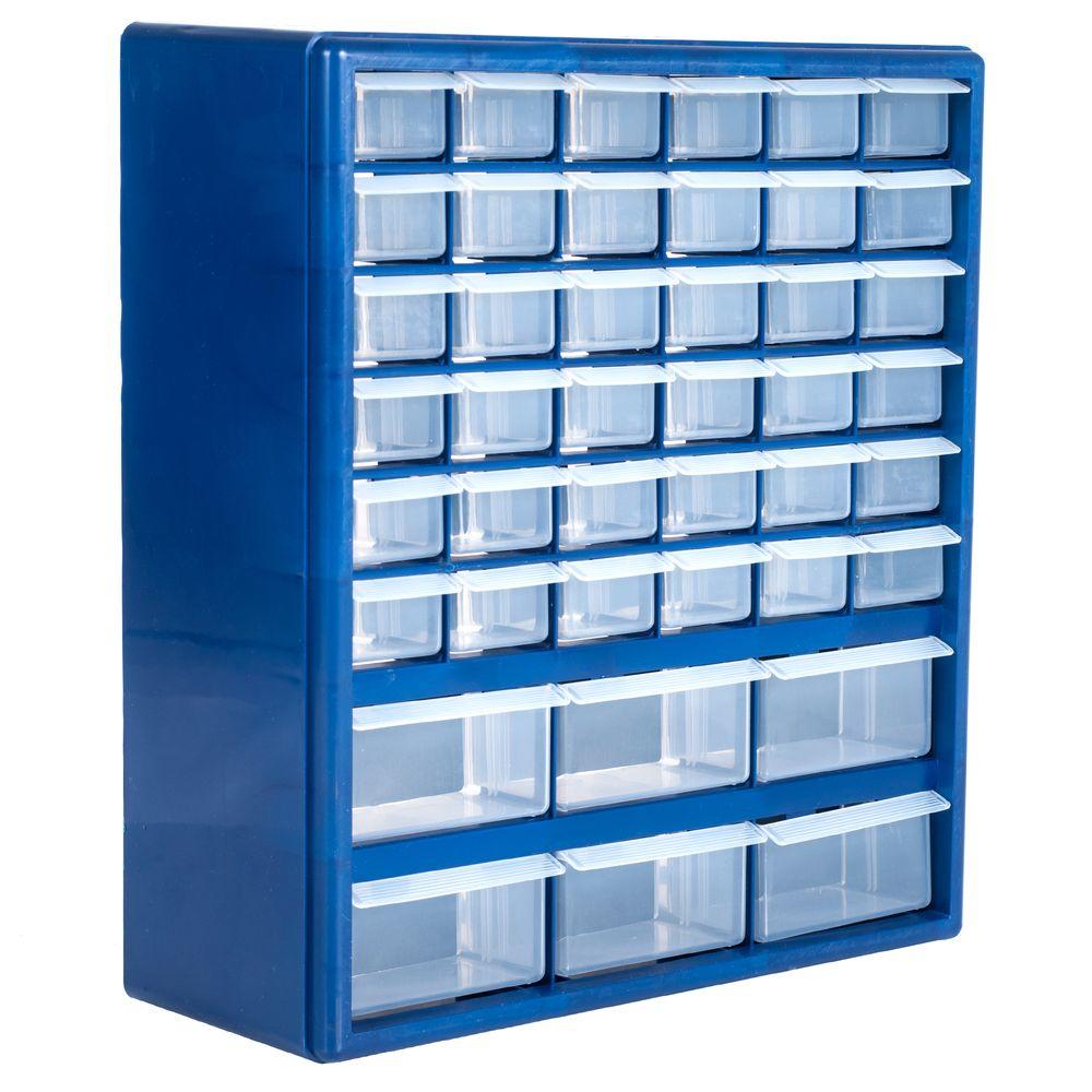 Stalwart 42-Compartment Storage Box Small Parts Organizer-75-3021 - The