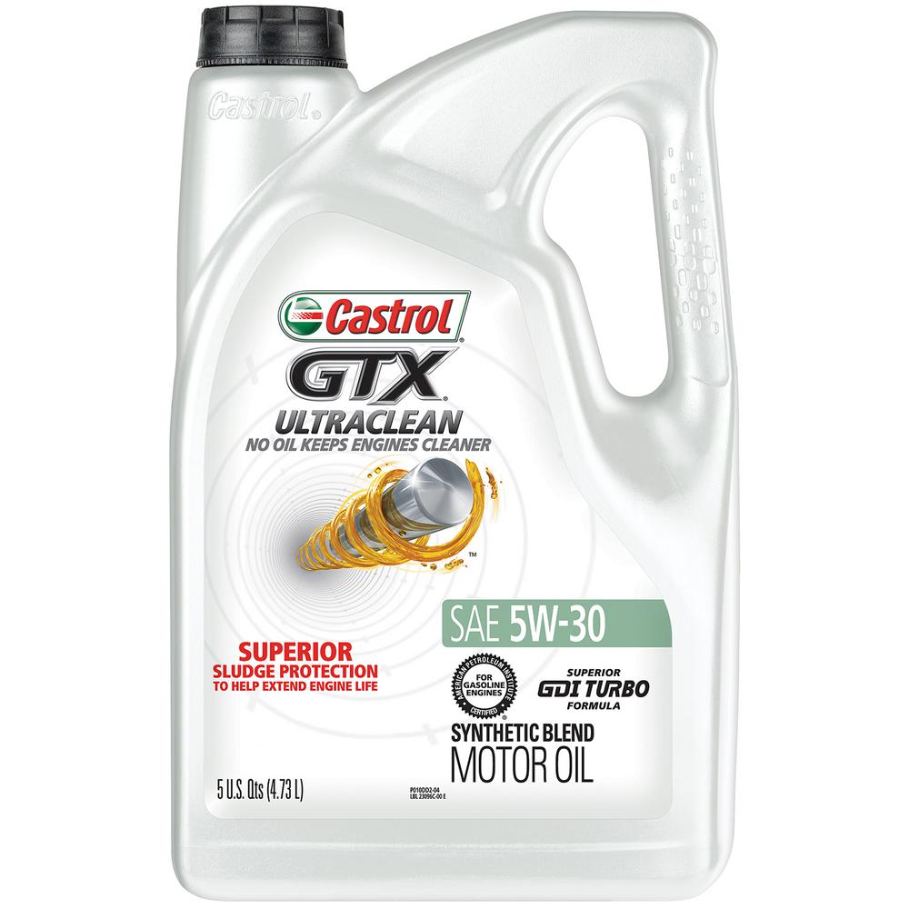 Castrol Gtx 160 Fl Oz 5w 30 Engine Oil 15a66d The Home Depot