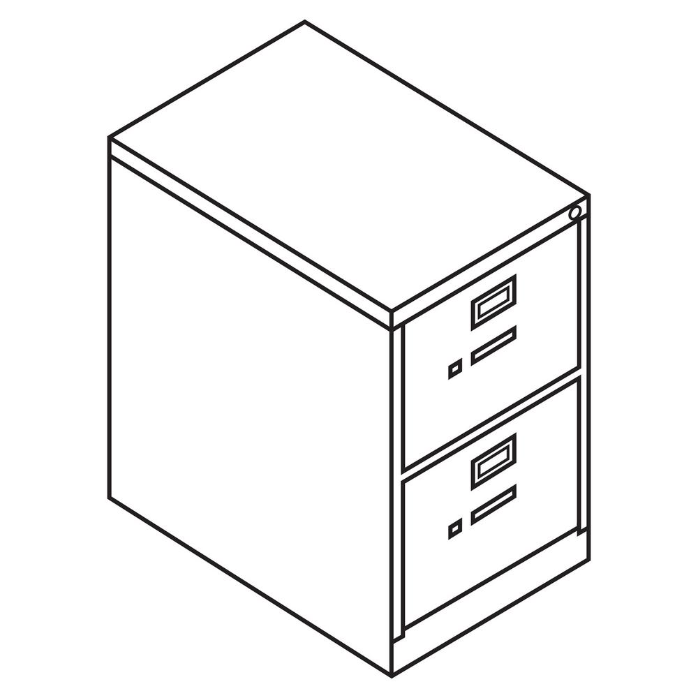 Hon 310 Series 26 1 2 In D Putty 2 Drawer Full Suspension File And Letter Hon312pl The Home Depot