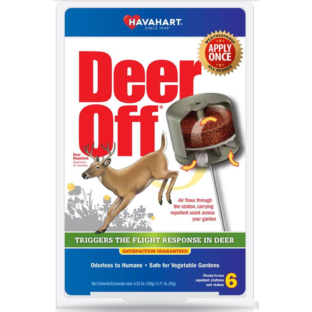 Havahart Deer Off 1.5 lb. Weatherproof Deer Repellent Stations (6Pack)DO56006 The Home Depot