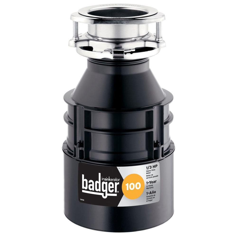InSinkErator Badger 500 1/2 HP Continuous Feed Garbage Disposal-Badger
