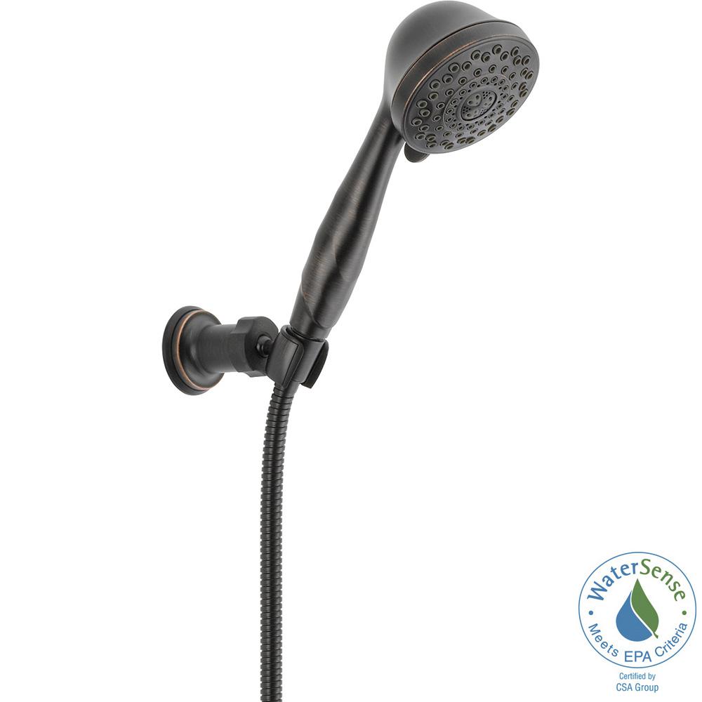 Moen Banbury 5 Spray Hand Shower In Terranean Bronze 23046brb 7 Spray Adjule Wall Mount Hand Shower With Pause In Venetian Bronze