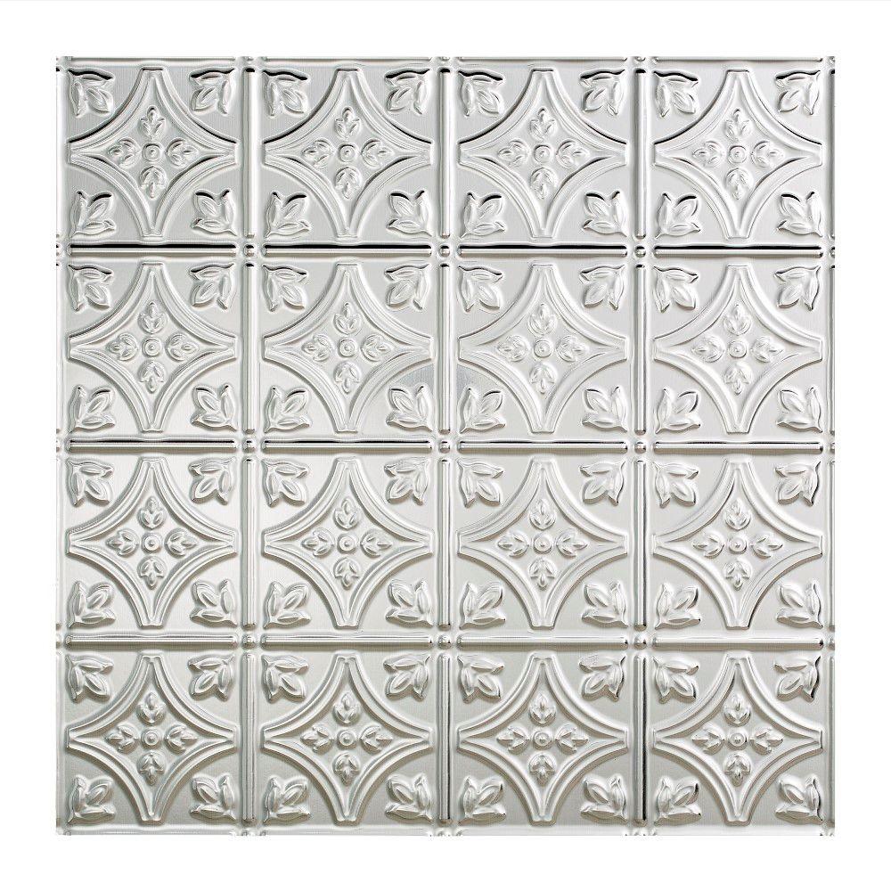 Fasade Traditional 1 2 Ft X Lay In Ceiling Tile Brushed Lay In Ceiling Tile