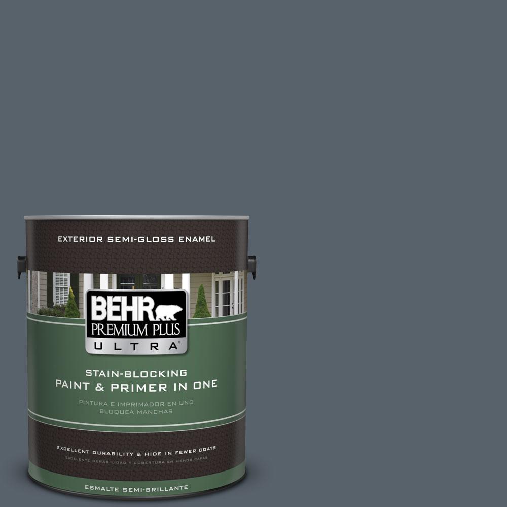 BEHR Premium Plus Ultra 1gal. N4906 Calligraphy Semi BEHR Premium Plus Ultra 1gal. N4906 Calligraphy Semi