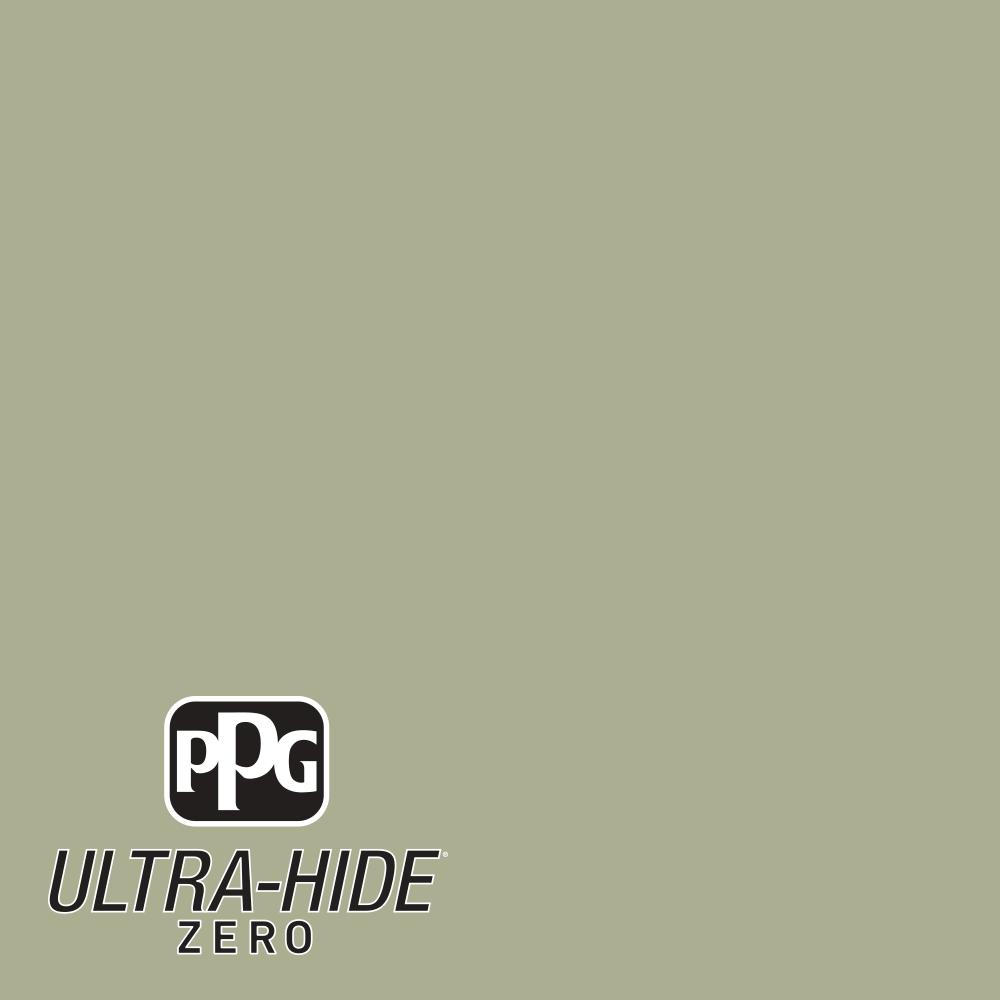 Ppg 1 Gal Hdpg24d Ultra Hide Zero Always Avocado Satin Interior Paint