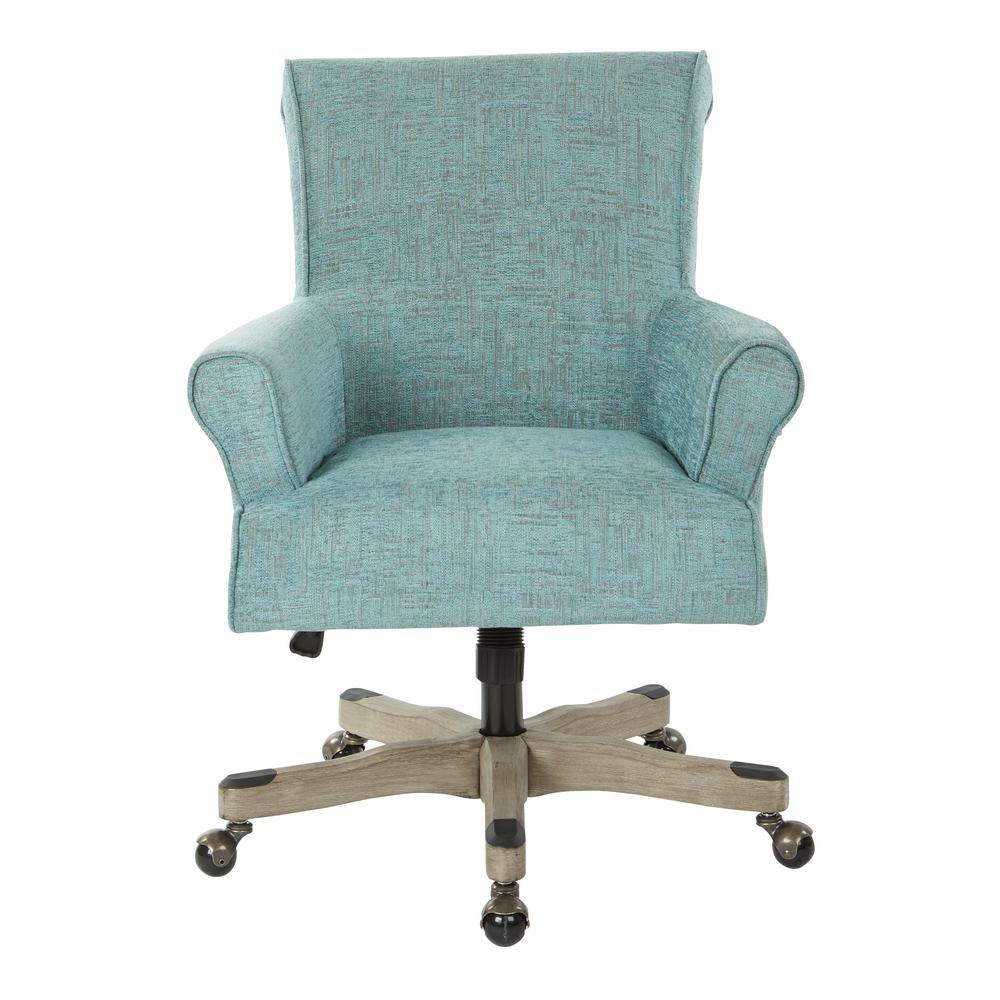 Turquoise Polyester Osp Home Furnishings Office Chairs Megsa Mc5 64 1000 