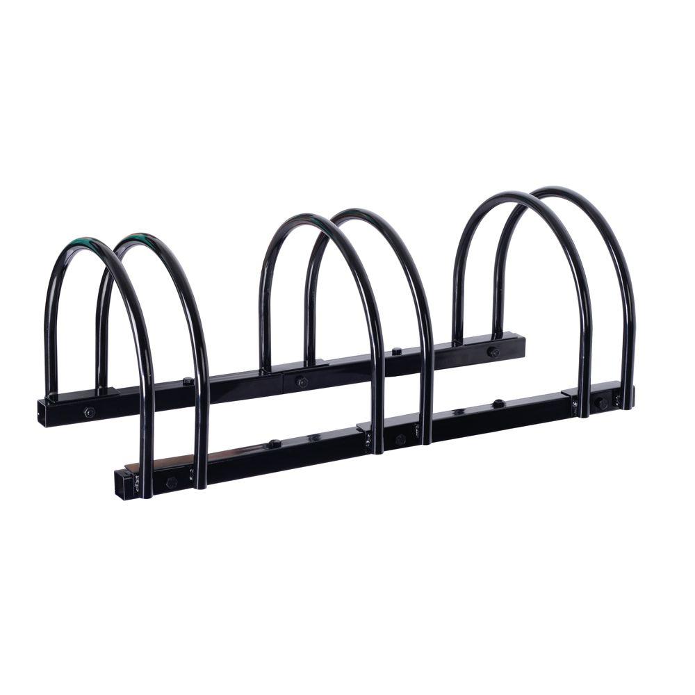 black bike rack