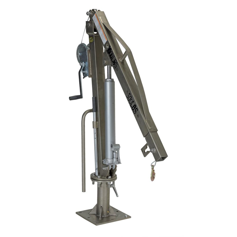 Vestil 500 lbs. Extended Capacity Stainless Steel Winch Operated Truck