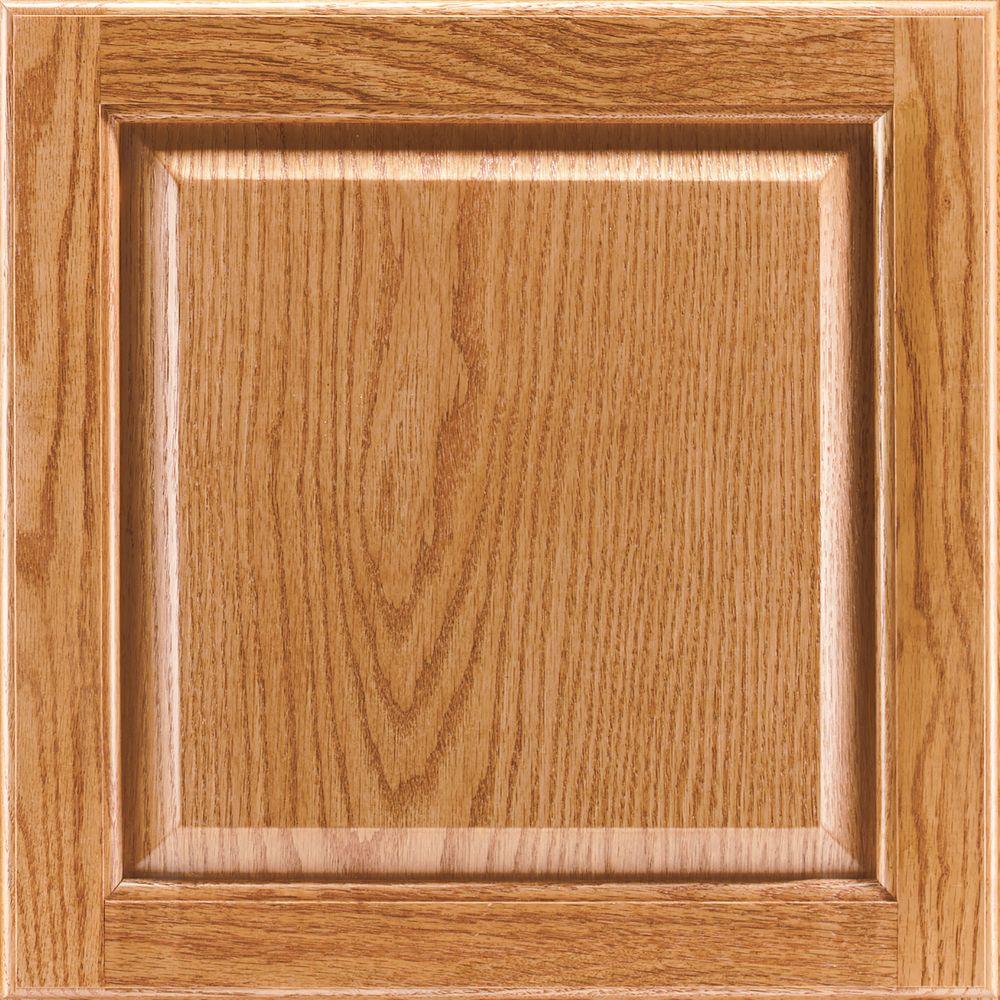 Simply Woodmark 12-7/8x13 in. Cabinet Door Sample in Sunbrook Honey-95140 - The Home Depot