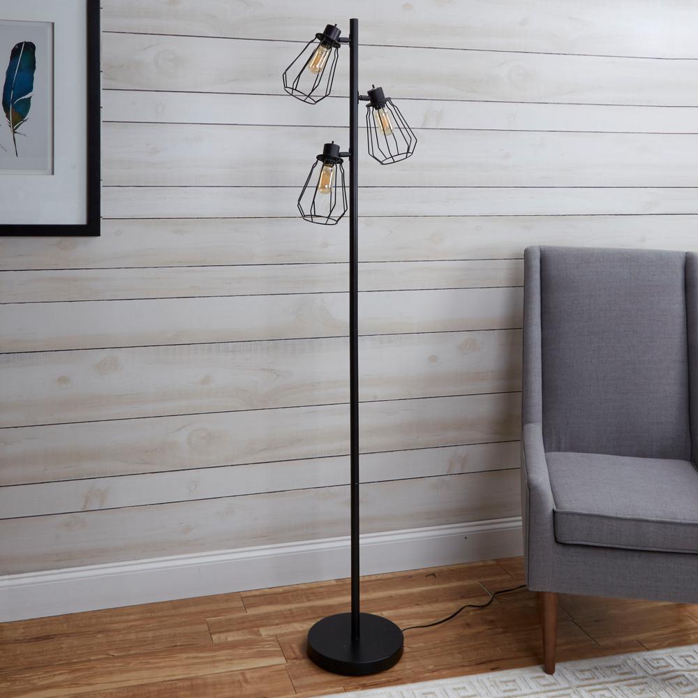 wire cage floor lamp