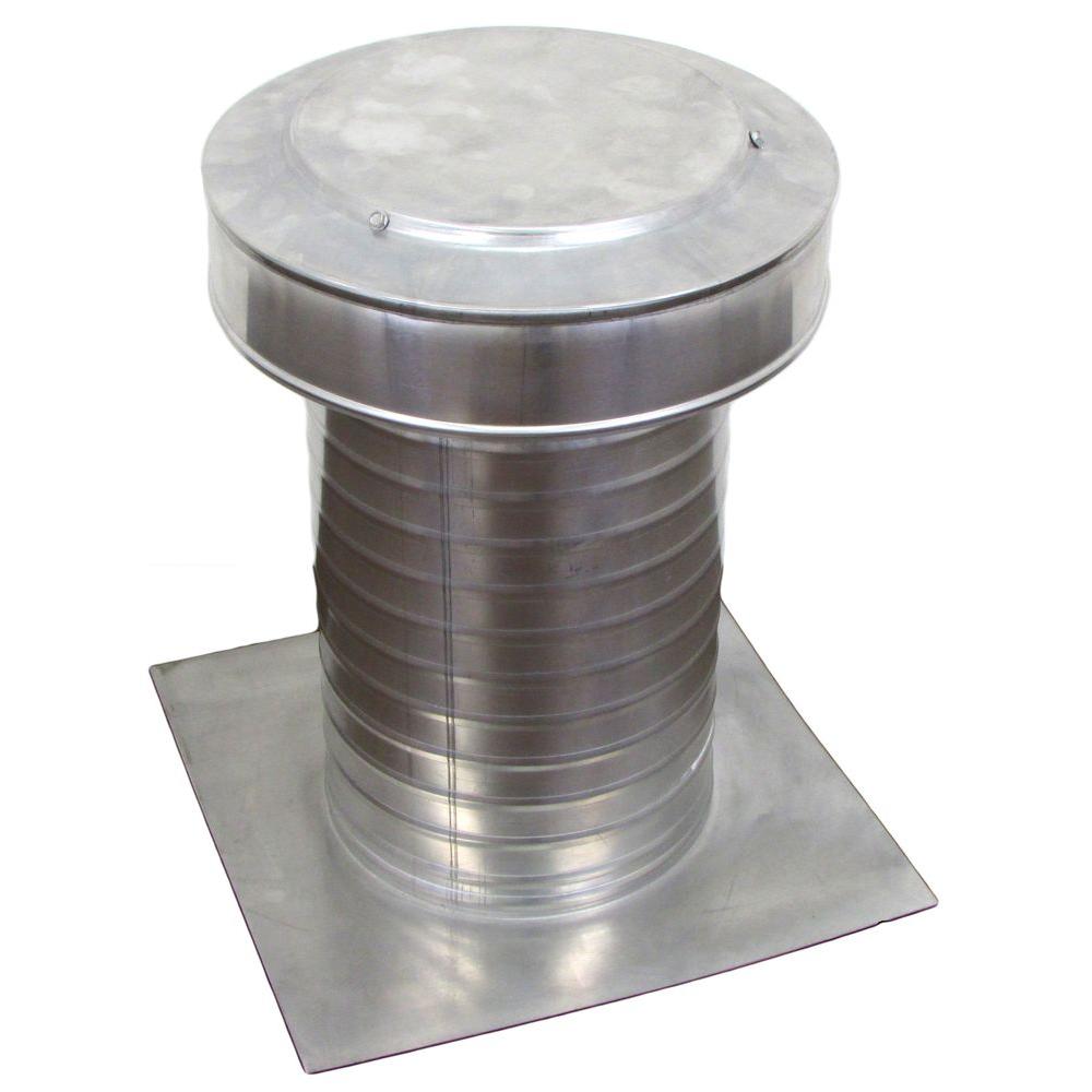 Construction Metals 2 in. Aluminum Vulcan Round Louvered ...