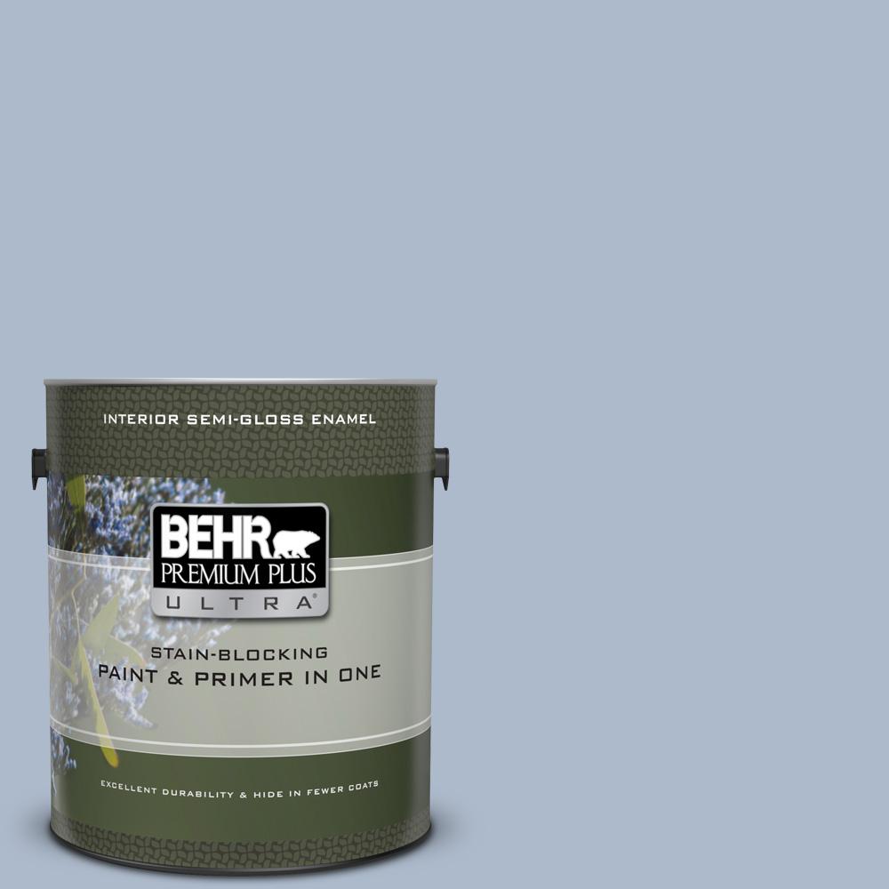 Behr Premium Plus Ultra 1 Gal Ppu15 16 Simply Blue Semi Gloss Ppu15 16 Simply Blue Semi Gloss