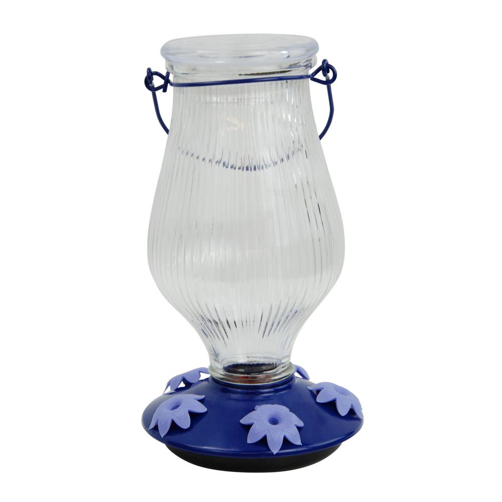 Perky Pet Oasis Top Fill Decorative Glass Hummingbird Feeder 38
