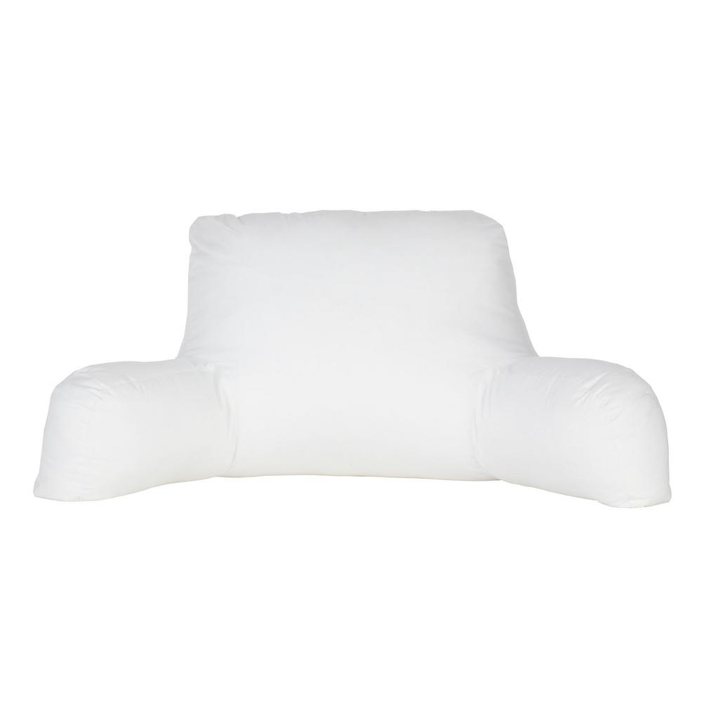 The Company Cotton White Down Bed Rest Decorative The Company Cotton White Down Bed Rest Decorative Pillow Insert 19 In