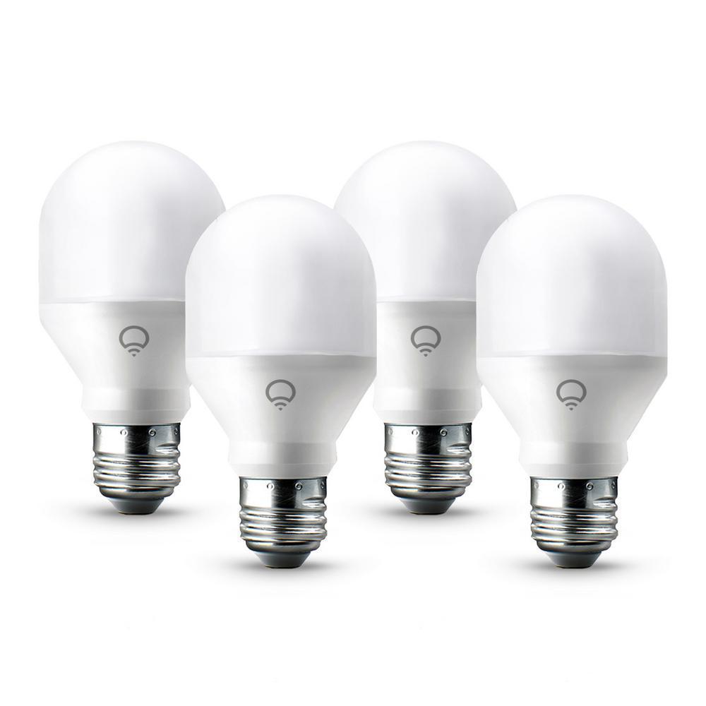 Lifx Light Bulbs Lighting The Home Depot 60 Watt Equivalent Mini Multi Color A19 Dimmable Wi Fi Smart Connected Led