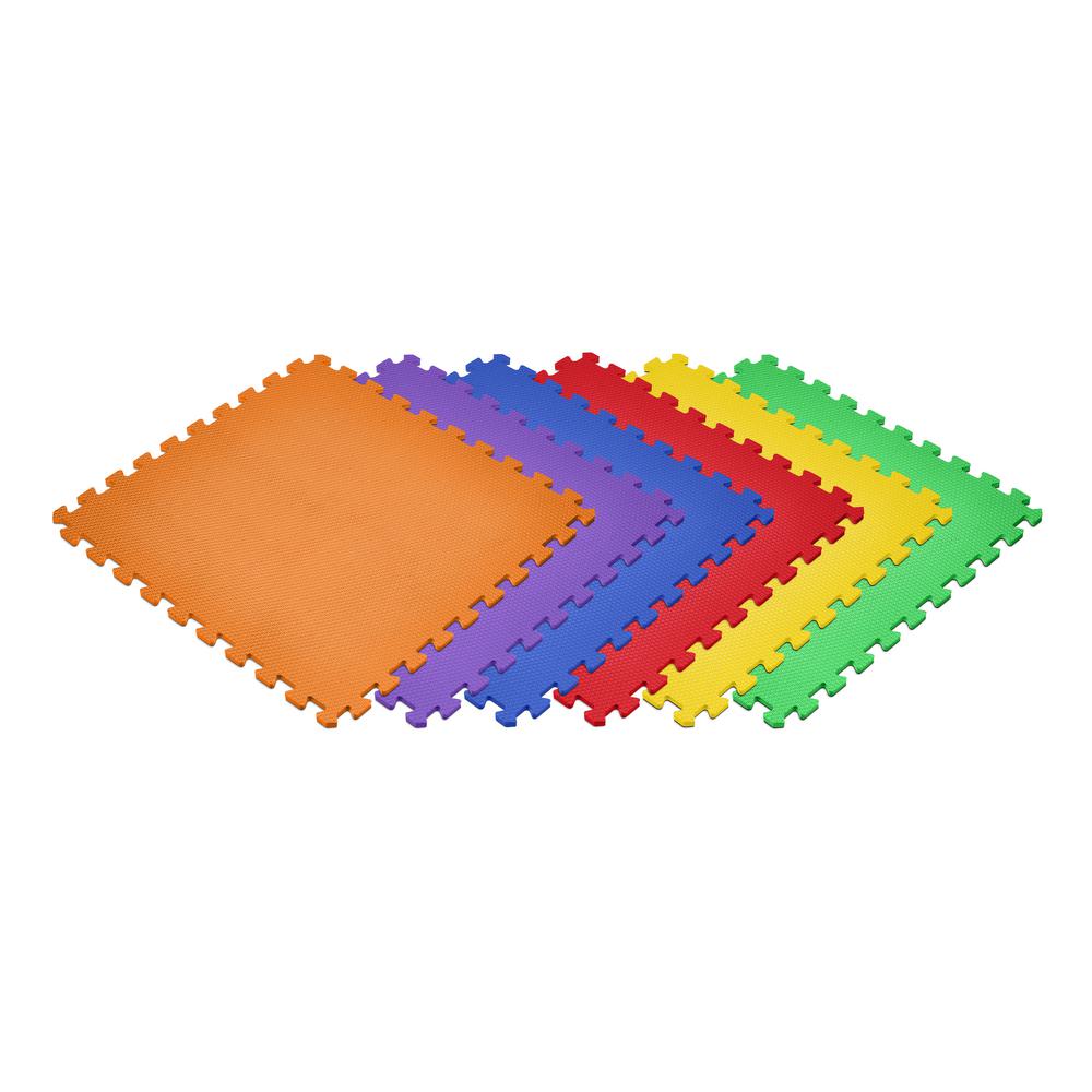 216 sqft tan interlocking foam floor puzzle tiles mats puzzle mat flooring