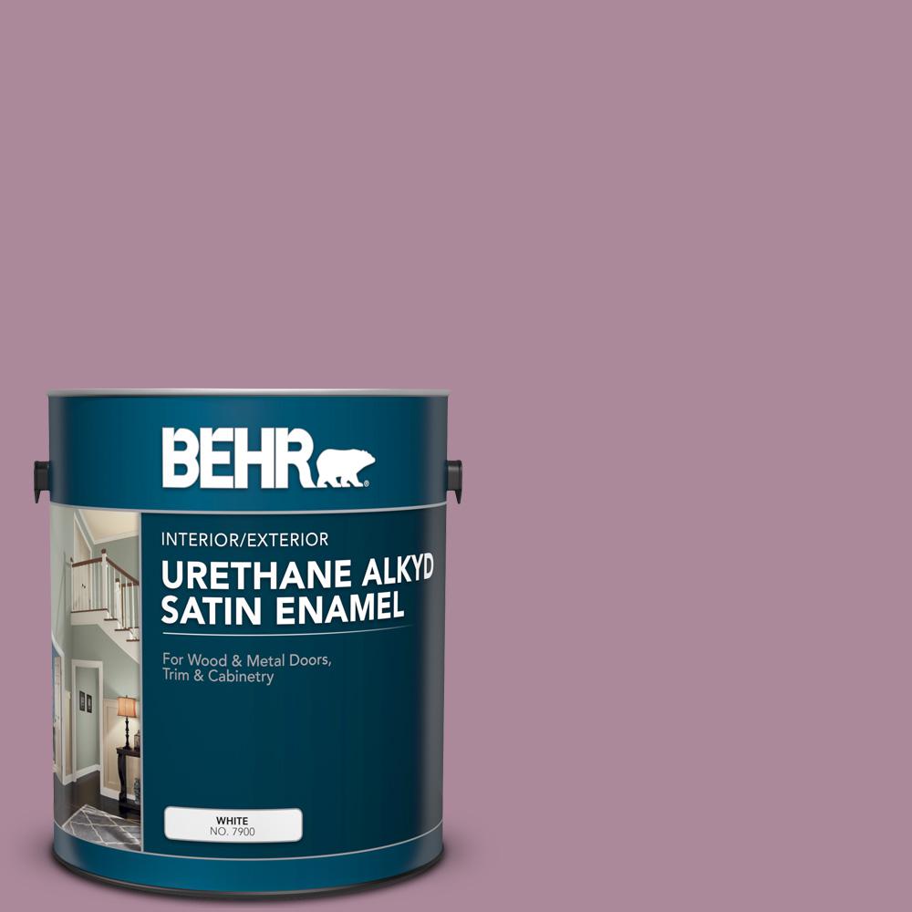 BEHR 1 gal. #S120-5 Reserve Urethane Alkyd Satin Enamel ...