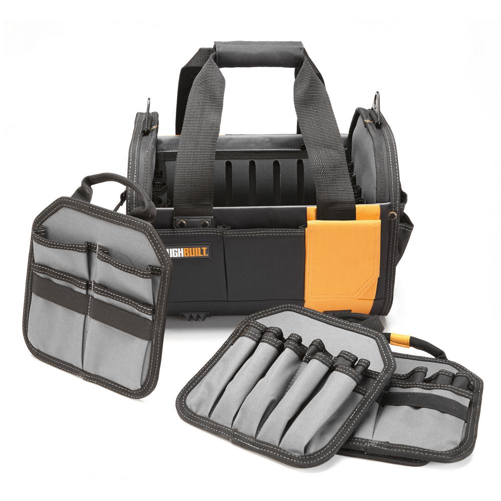 Toughbuilt 12 In Modular Tote With 61 Pockets Black Tb 81 Toughbuilt 12 In Modular Tote With 61