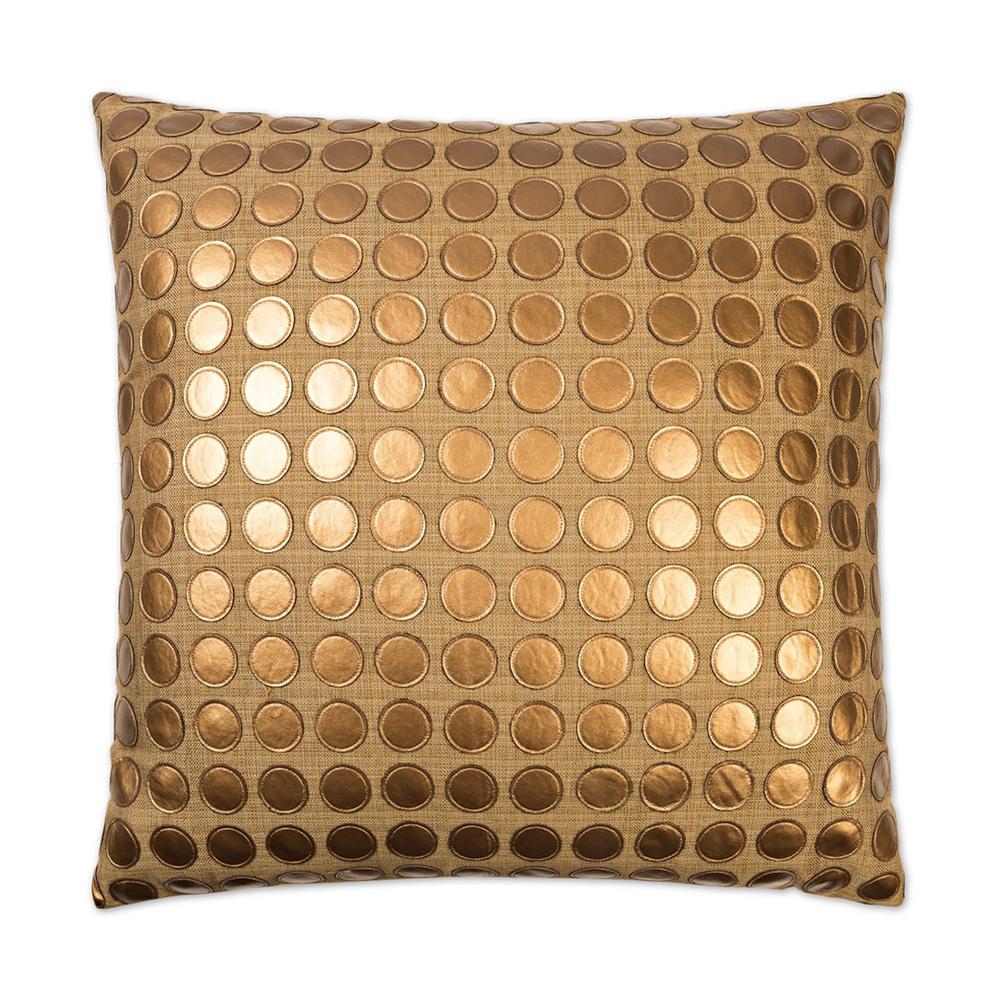 Love Game Bronze Feather Down 24 inch x 24 inch Standard Decorative Throw...