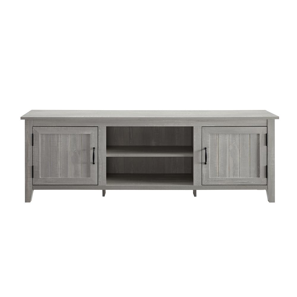 Walker Edison Furniture Company 70 in. Stone Gray Wood TV Stand Fits ...