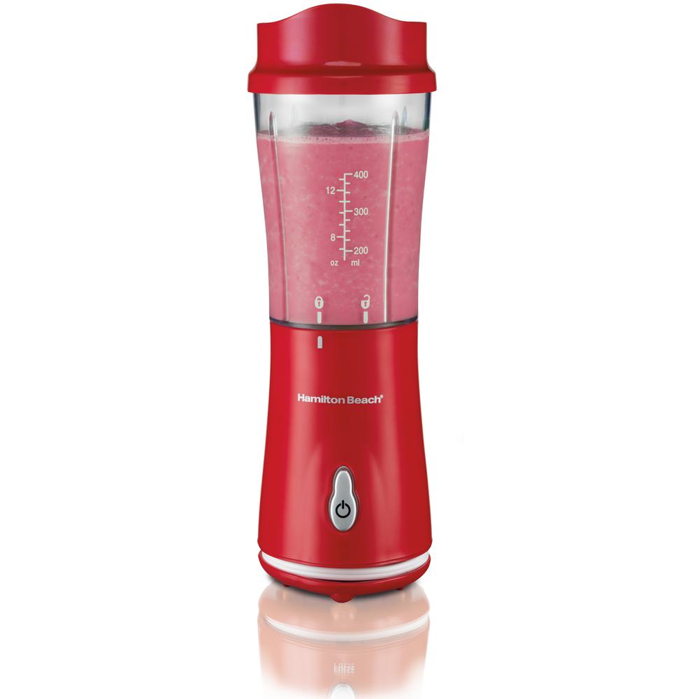 Black 51101AV 51101RV /& Hamilton Beach Personal Blender for Shakes and Smoothies with 14oz Travel Cup and Lid Hamilton Beach Personal Blender with 14oz Travel Cup and Lid Red