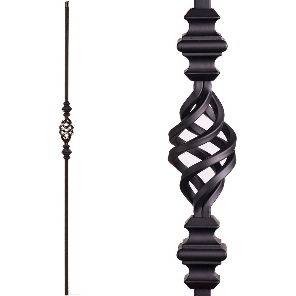 House Of Forgings Satin Black 16 1 45 T Single Basket With